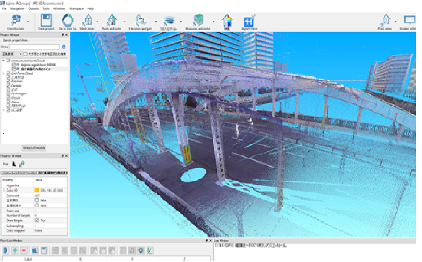 橋梁3Dスキャナー計測