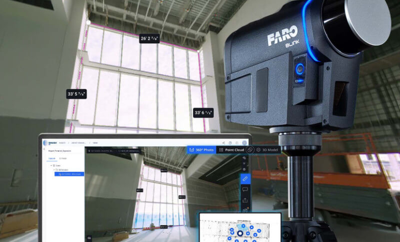 搬入経路を確認する検討作業にも3Dスキャンが有効